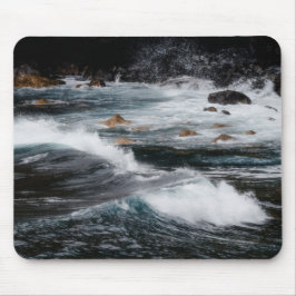 気まぐれな海の波、芸術写真 マウスパッド
