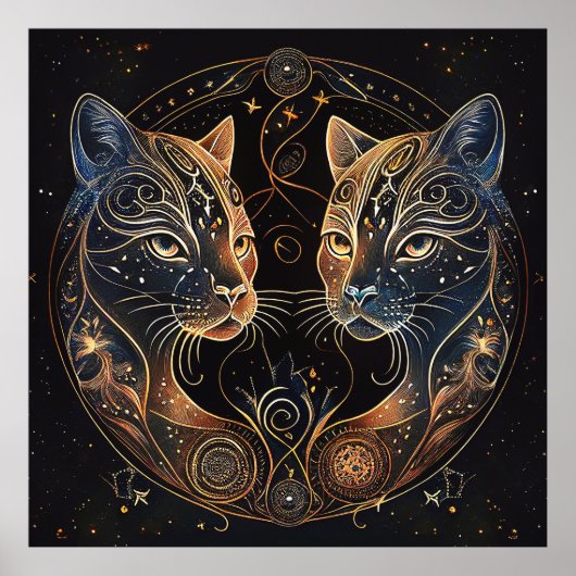 気まぐれな猫たち ポスター (正面)