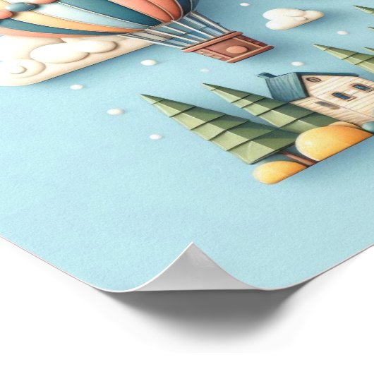 気まぐれな空の旅 ポスター (角)