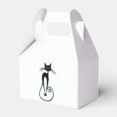 気まぐれな細身の黒猫 フェイバーボックス (裏面サイド)