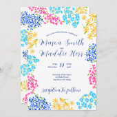 気まぐれな花の招待状 招待状 (正面/裏面)