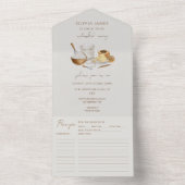 気まぐれな花嫁がすぐにお持て帰りシャワー オールインワン招待状 (内側)