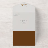 気まぐれな花嫁がすぐにお持て帰りシャワー オールインワン招待状 (外側)