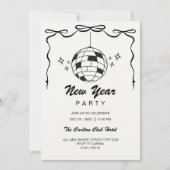 気まぐれな落書きの新年会のお誘い 招待状 (正面)