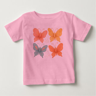 気まぐれな蝶 ベビーTシャツ