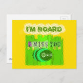 気まぐれな退屈、だけどあなたのこと考えてる ポストカード (正面/裏面)