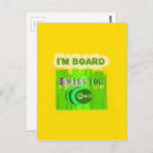 気まぐれな退屈、だけどあなたのこと考えてる ポストカード (正面/裏面)