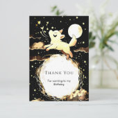 気まぐれな遠吠えオオカミの誕生日 サンキューカード (スタンド正面)