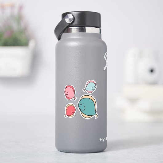 気まぐれな魚たち シール (HydroFlask)