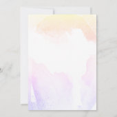 気まぐれのパイナップルカクテル レモン リタイアメント 招待状 (裏面)