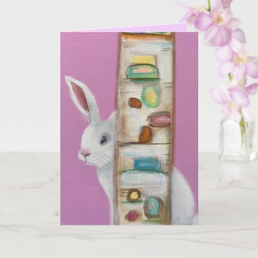 気まぐれアートうさぎ3 カード (蘭)