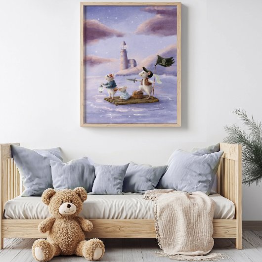 気まぐれ海賊の絵本 ポスター