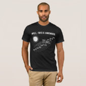 気まずいですね Funny Sarcastic Humor 引用 Tシャツ (正面フル)