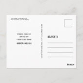 気まずおもしろいいクリスマスの愚かな写真カードはがき ポストカード (裏面)