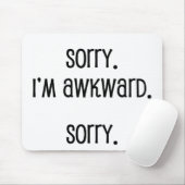気まずくてごめんなさい マウスパッド (マウス)