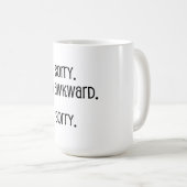 気まずくてすみません コーヒーマグカップ (正面右)