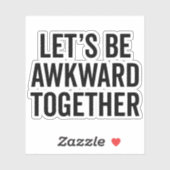 気まずくなろうおもしろい引用文 シール (シート)