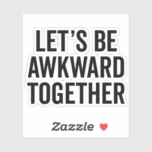 気まずくなろうおもしろい引用文 シール (シート)