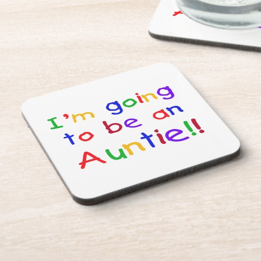 気ままな一次色の贈り物になる コースター (左側)