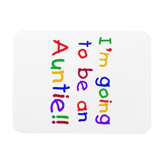 気ままな一次色の贈り物になる マグネット (横)