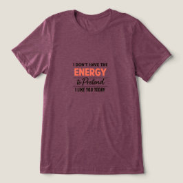 気をつかう元気がない トライブレンドTシャツ