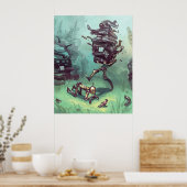 気をつけて！ ポスター (キッチン)