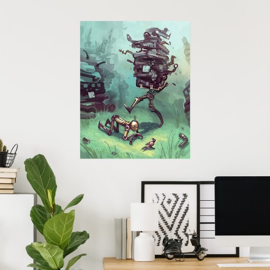 気をつけて！ ポスター (ホームオフィス)