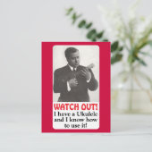 気をつけて！ポストカード ポストカード (スタンド正面)