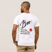 「気をつけて！Boo in the Air Halloween Tシャツ» Tシャツ (裏面フル)