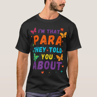 気をつけろと言われたあのパラが私ですデザイン Tシャツ