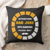 気をつけろ！パパジョークのアップロードお待ちください クッション (ブランケット)