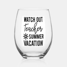 気を付けて、先生の夏休み