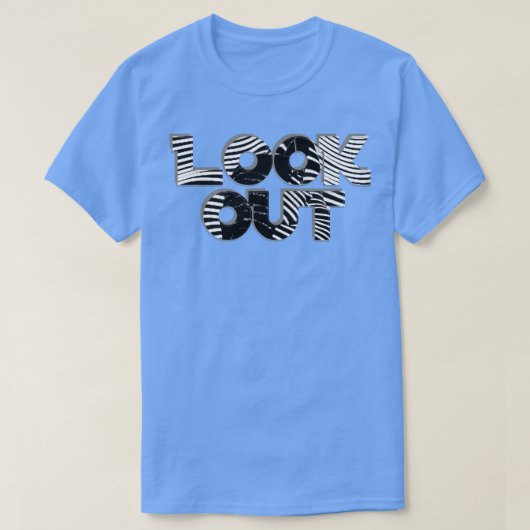 気を付ける Tシャツ (デザイン正面)