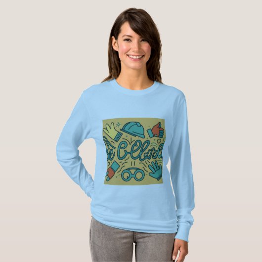 気を付ける Tシャツ (正面フル)