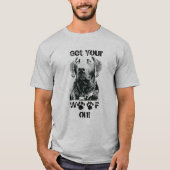 気を付けろ Tシャツ (正面)