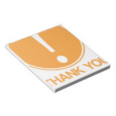 気を付け感謝していて、気を付けて ノートパッド (アングル)