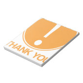 気を付け感謝していて、気を付けて ノートパッド (回転)