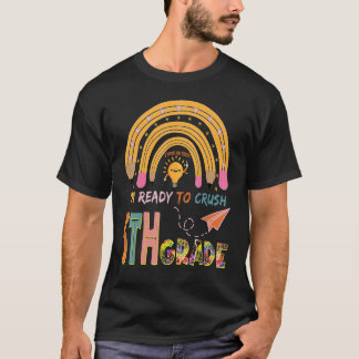 気を付け来よう5番目のグラを潰す Tシャツ