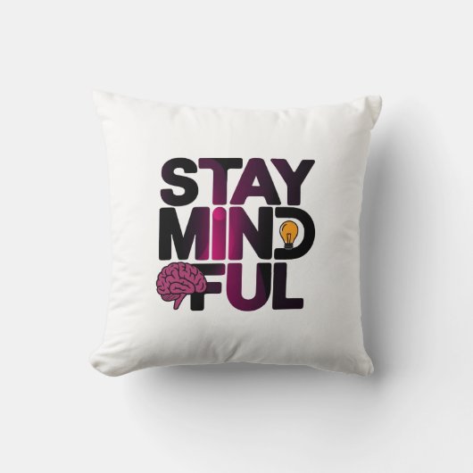 気を付け続ける クッション (正面)