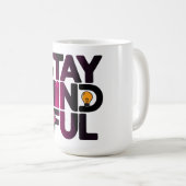 気を付け続ける コーヒーマグカップ (正面右)