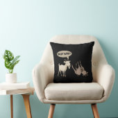 気を失おもしろいう山笑わされる羊の動物 クッション (椅子)