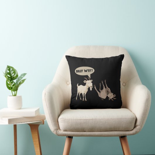 気を失おもしろいう山笑わされる羊の動物 クッション (椅子)