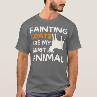 気を失ったヤギは私の精神の動物である – おもしろいヤギ Tシャツ
