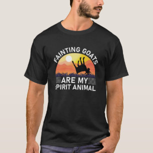 気を失ったヤギは私の霊獣だ Tシャツ