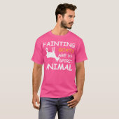 気を失ったヤギは私の霊獣ヤギ愛好家 Tシャツ (正面フル)