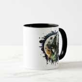 気を失わない |魔女と満月ハロウィーン マグカップ (正面右)