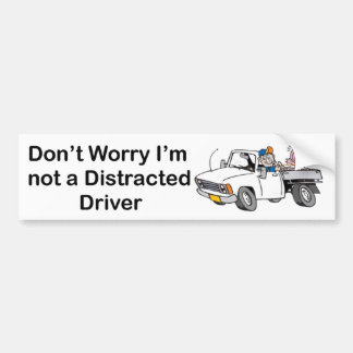 気を散らしたドライバー – Bumper Sticker バンパーステッカー