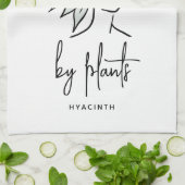 気を散らした庭師ボホフローラかわいい植物 キッチンタオル (折り畳み)