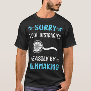 気を散らした映画製作者による映画製作 Tシャツ