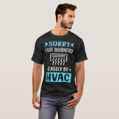 気を散らしたHVAC Tシャツ (正面フル)